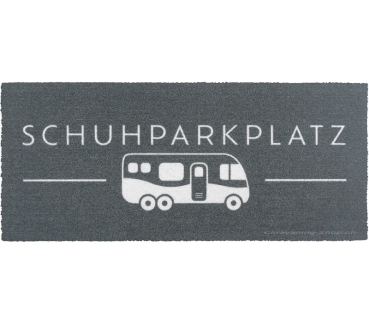Fussmatte Schuhparkplatz, Integriertes Wohnmobil
